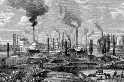 Krupps verk, Essen, Tyskland, 1896 av Unbekannt