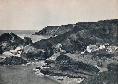 Kynance Cove - The Cove and Village, 1895 av Unbekannt