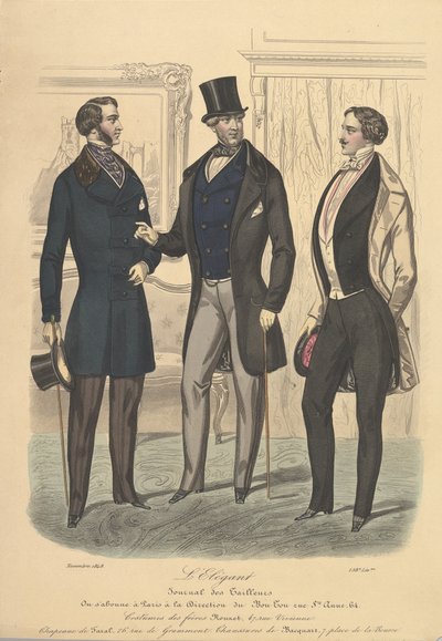 LElegant från Journal of Tailors, 1848. av Unbekannt