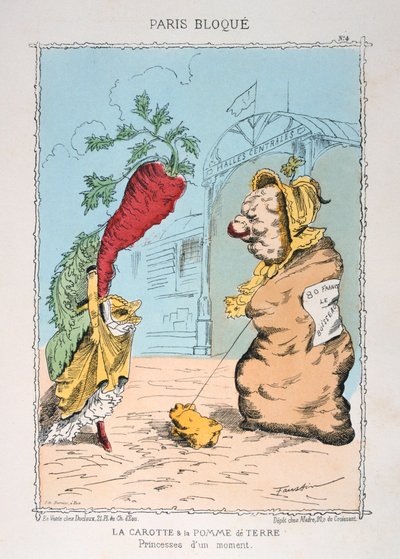 Moroten och potatisen, 1870-1871 av Unbekannt