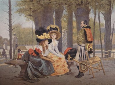 La Causerie. - Livet i Paris 1793, 1896 av Unbekannt