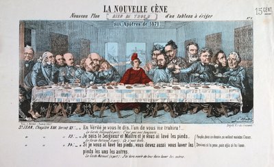 Den nya nattvarden, Pariskommunen, 1871 av Unbekannt