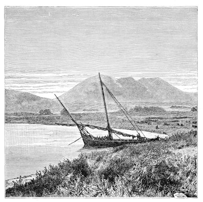 Lake Van, Tadwan Bay och Mount Nimrud, Turkiet, 1895 av Unbekannt