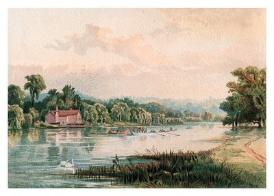 Sjön vid Virginia Water, 1880 av Unbekannt