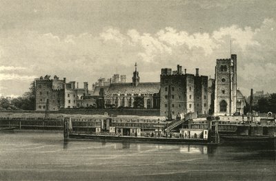 Lambeth Palace, c1876. av Unbekannt
