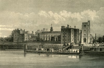 Lambeth Palace, c1878. av Unbekannt