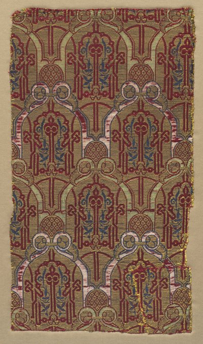 Lampor med palmettbågar med Alhambra väggmönster, 1300-tal. av Unbekannt