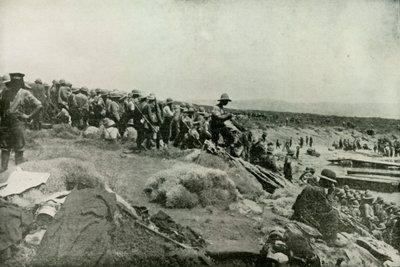 Landstigningstrupper vid Suvlabukten, 1919. av Unbekannt