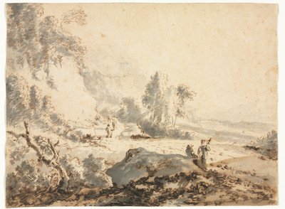 Landskap, 1700-tal. av Unbekannt