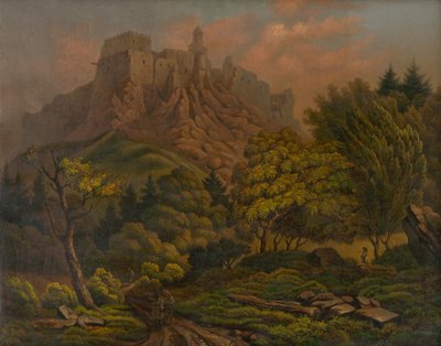 Landscape with Castle av Unbekannt