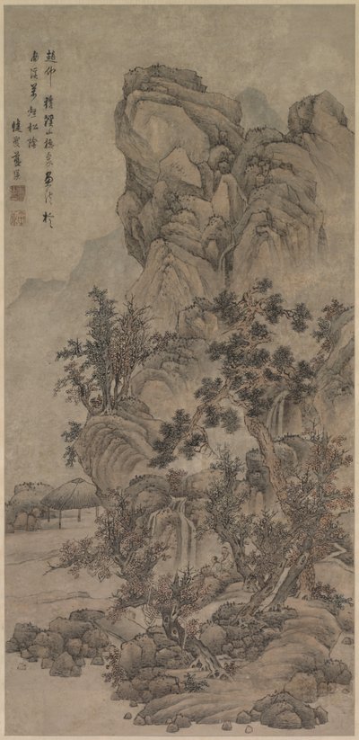 Landskap med figurer, 1644-1911. av Unbekannt