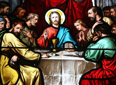 Nattvarden Saint Pol de Leon (Saint-Pol-de-Leon) Frankrike av Unbekannt