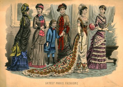 Senaste Parismoden, 1881. av Unbekannt