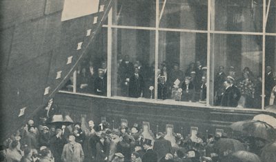 Lansering av gigantiskt nytt brittiskt linjefartyg RMS Queen Mary, 26 september 1934, 1936 av Unbekannt