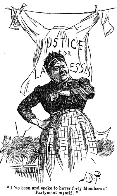 Tvätterstrejk, 1891 av Unbekannt