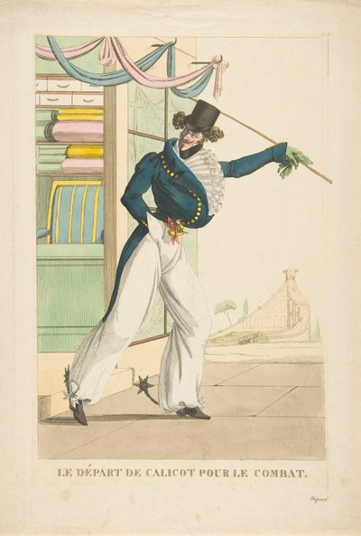 Calicos avgång för strid, 1817-18. av Unbekannt
