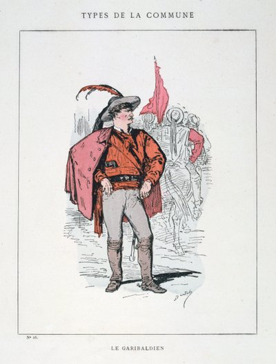 Garibaldian, Paris kommun, 1871. av Unbekannt