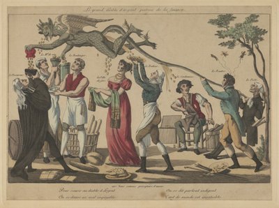 The Great Devil of Money, Finansbeskyddare, tidigt 1800-tal. av Unbekannt