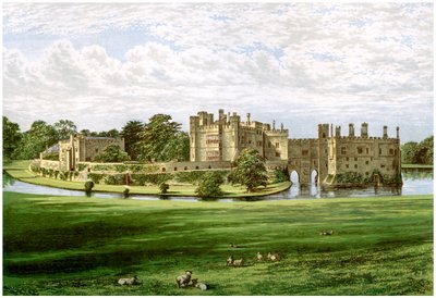 Leeds Castle, Kent, hem för familjen Wykeham-Martin, c1880 av Unbekannt
