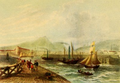 Leith Harbour, c1840, 1942. av Unbekannt