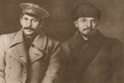 Lenin och Stalin, mars 1919, 1939. av Unbekannt