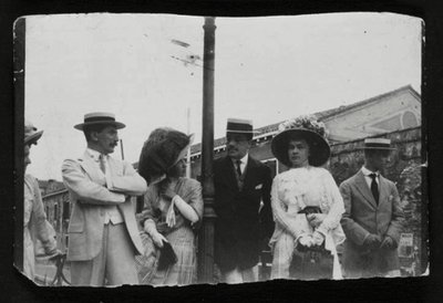 Leon Bakst, rysk konstnär och designer och balettimpresario Serge Diaghilev, c1910 av Unbekannt