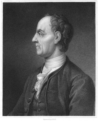 Leonhard Euler 1707-1783, schweizisk matematiker, 1835 av Unbekannt