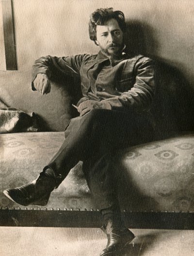 Leonid Andrejev, rysk författare, tidigt 1900-tal av Unbekannt
