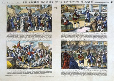 Franska revolutionens stora dagar, revolutionen 1789, Frankrike av Unbekannt