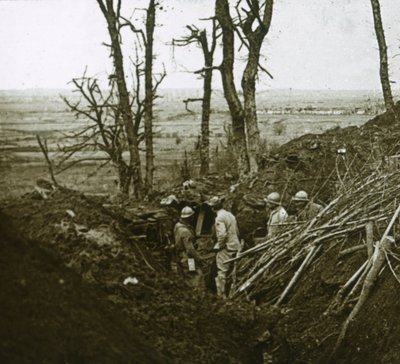 Les Eparges, norra Frankrike, 1915. av Unbekannt