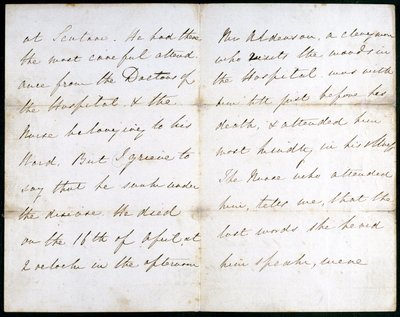 Brev från Florence Nightingale, maj 1856 av Unbekannt