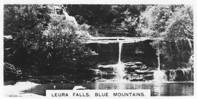 Leura Falls, Blue Mountains, Australien, 1928 av Unbekannt