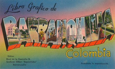 Graphic Book of Barranquilla Colombia, c1940-talet av Unbekannt