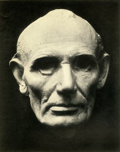 Livsmask av Abraham Lincoln, 1860, 1930. av Unbekannt