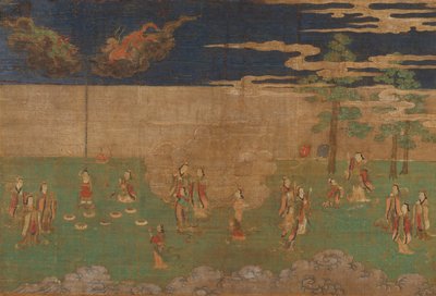 Buddhas liv: Buddhas födelse, tidigt 1400-tal. av Unbekannt
