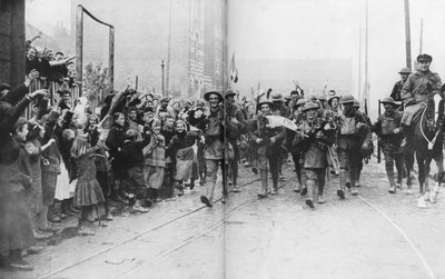 Lille befrias av britterna, Frankrike, 17 oktober 1918 av Unbekannt
