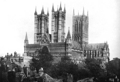 Lincoln Cathedral, 1926 av Unbekannt