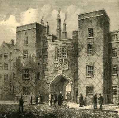 Lincolns Inn Gate, Chancery Lane, 1881. av Unbekannt
