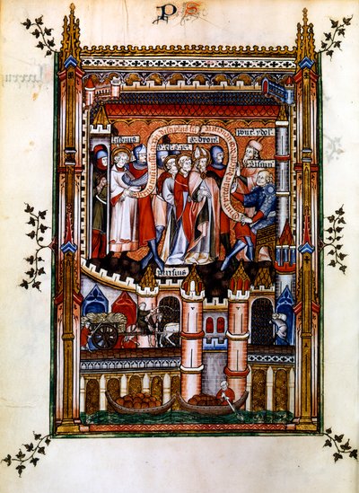 Lisbius utropar sig själv som Kristi lärjunge, 1317 av Unbekannt