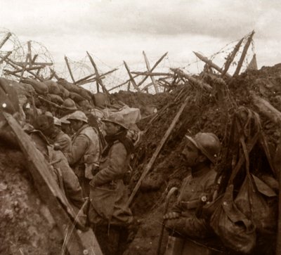 Lyssnarpost, frontlinjen, c1914-c1918 av Unbekannt