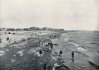 Littlehampton - Paddling vid lågvatten, 1895 av Unbekannt