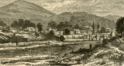 Llangollen Bridge, 1898. av Unbekannt