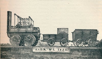 Lokomotion nr 1, byggd för Stockton & Darlington Railway, 1825 1906 av Unbekannt