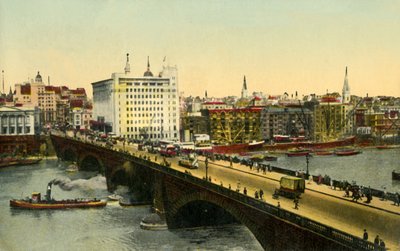 London Bridge och Adelaide House, London, 1935. av Unbekannt