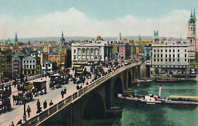London Bridge, c1900-talet. av Unbekannt