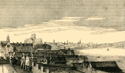 London, från toppen av Arundel House, c1600-talet, 1881. av Unbekannt