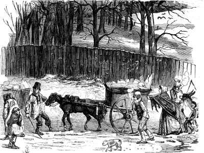 Londons isvagnar, 1850 av Unbekannt