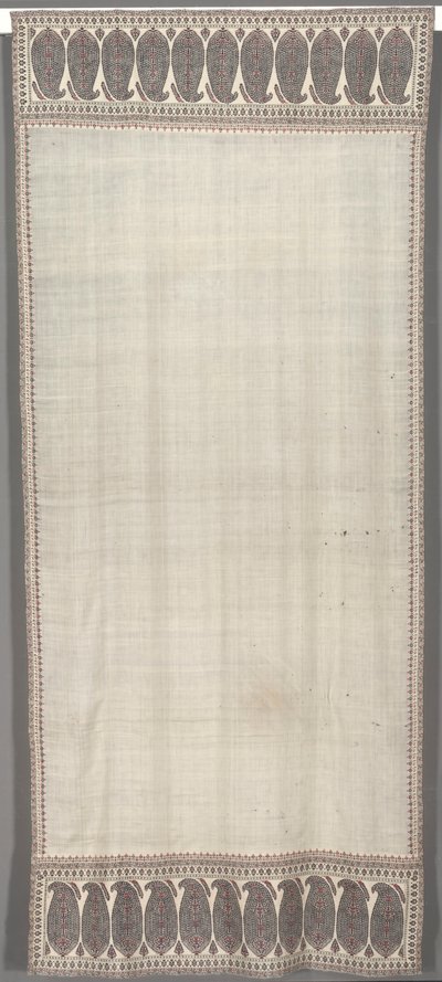 Lång sjal, ca. 1812. av Unbekannt