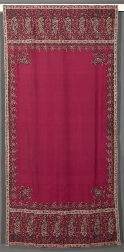 Lång sjal, ca. 1825. av Unbekannt