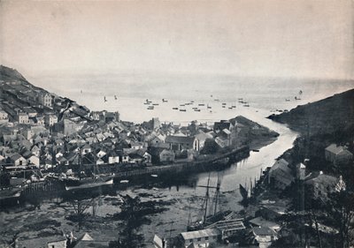 Looe - View from the Hills, Showing the Estuary, 1895 av Unbekannt
